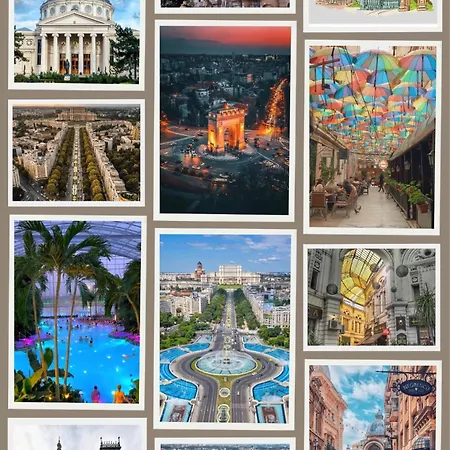 Malachite Urban Gem - Skyline Terrace Oasis Apartamento Bucarest