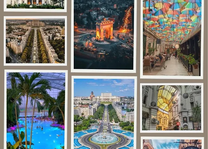 Malachite Urban Gem - Skyline Terrace Oasis Apartament Bucureşti