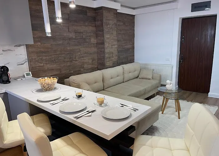 Malachite Urban Gem - Skyline Terrace Oasis Апартаменты Бухарест