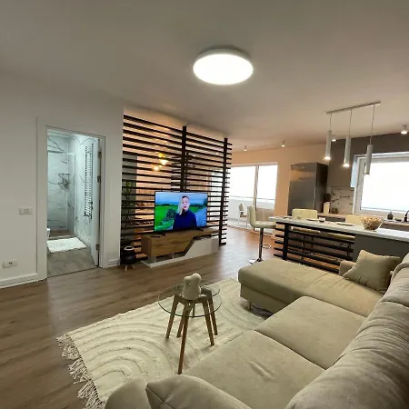 דירה Malachite Urban Gem - Skyline Terrace Oasis בוקרשט